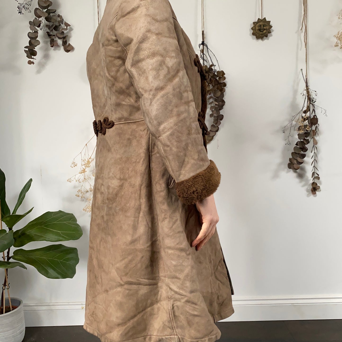 Sheepskin coat - size S