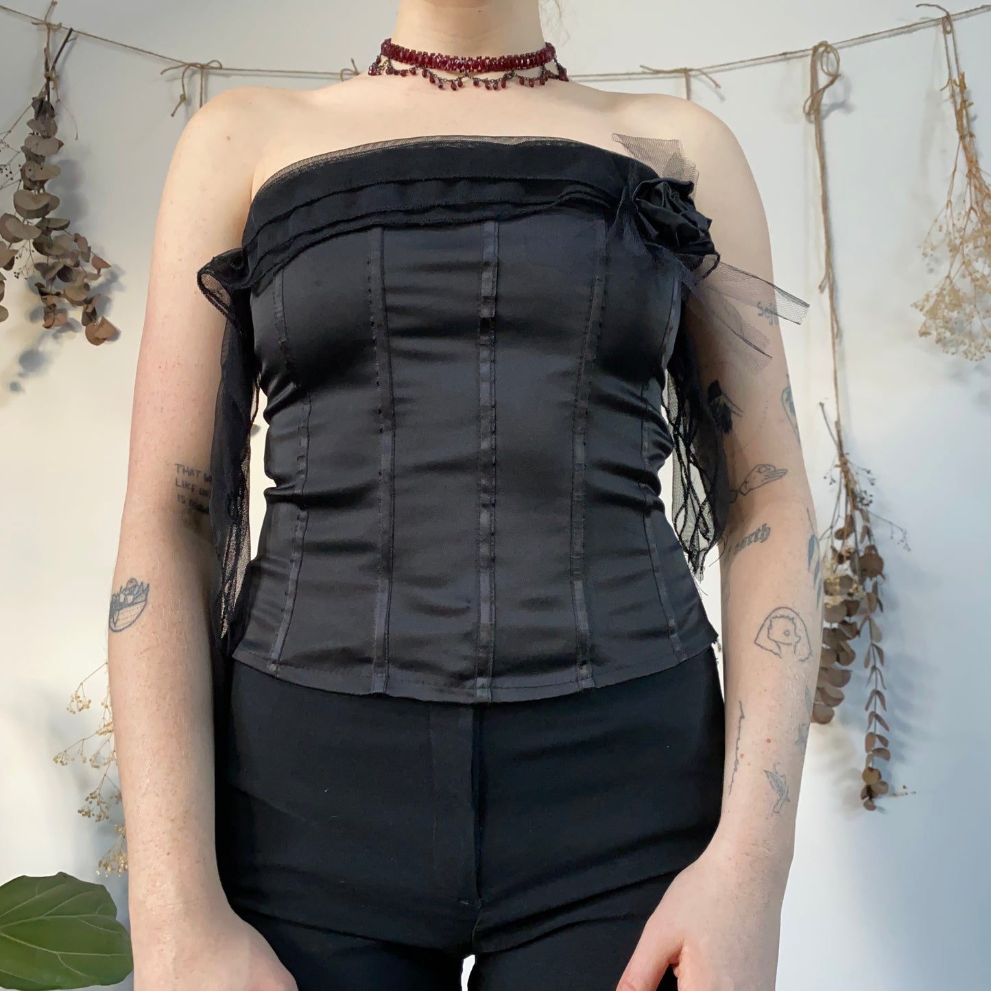 Black corset - size M