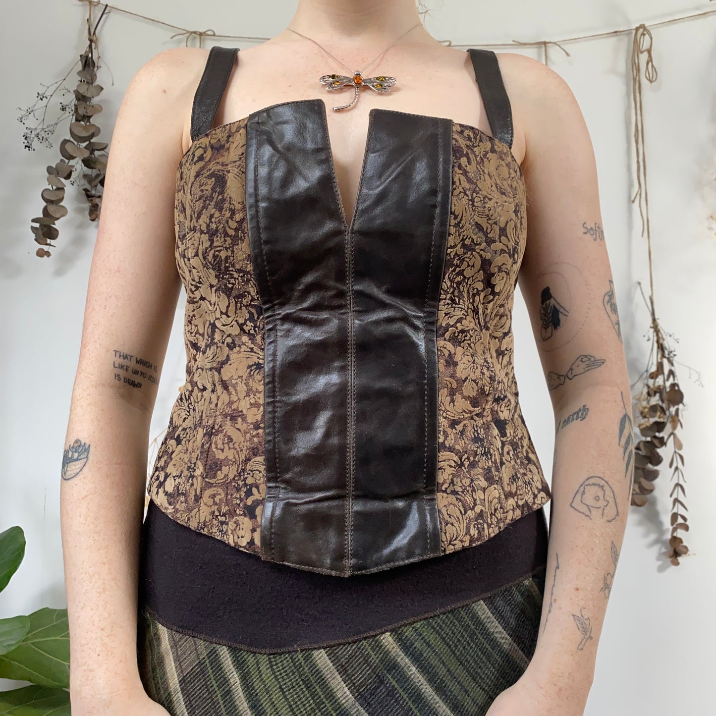 Earthy corset - size M