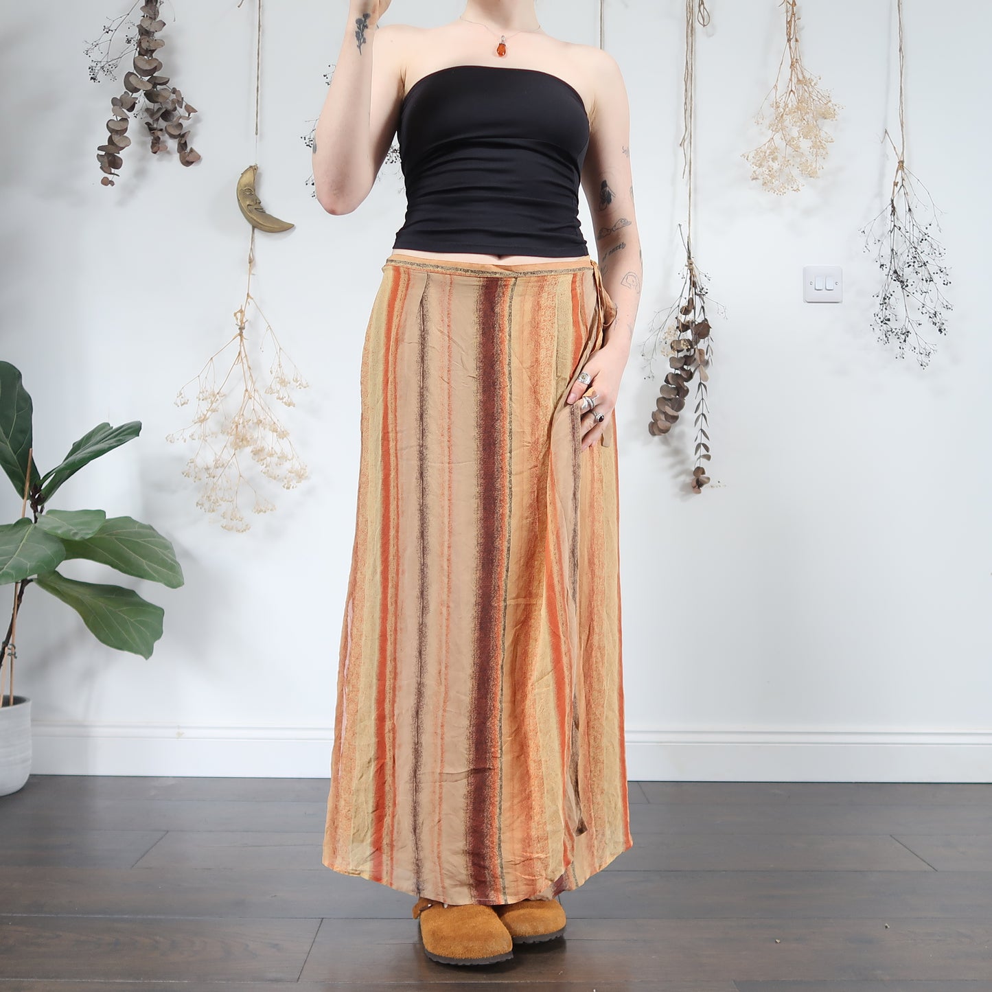 Earthy wrap skirt - size S/M/L