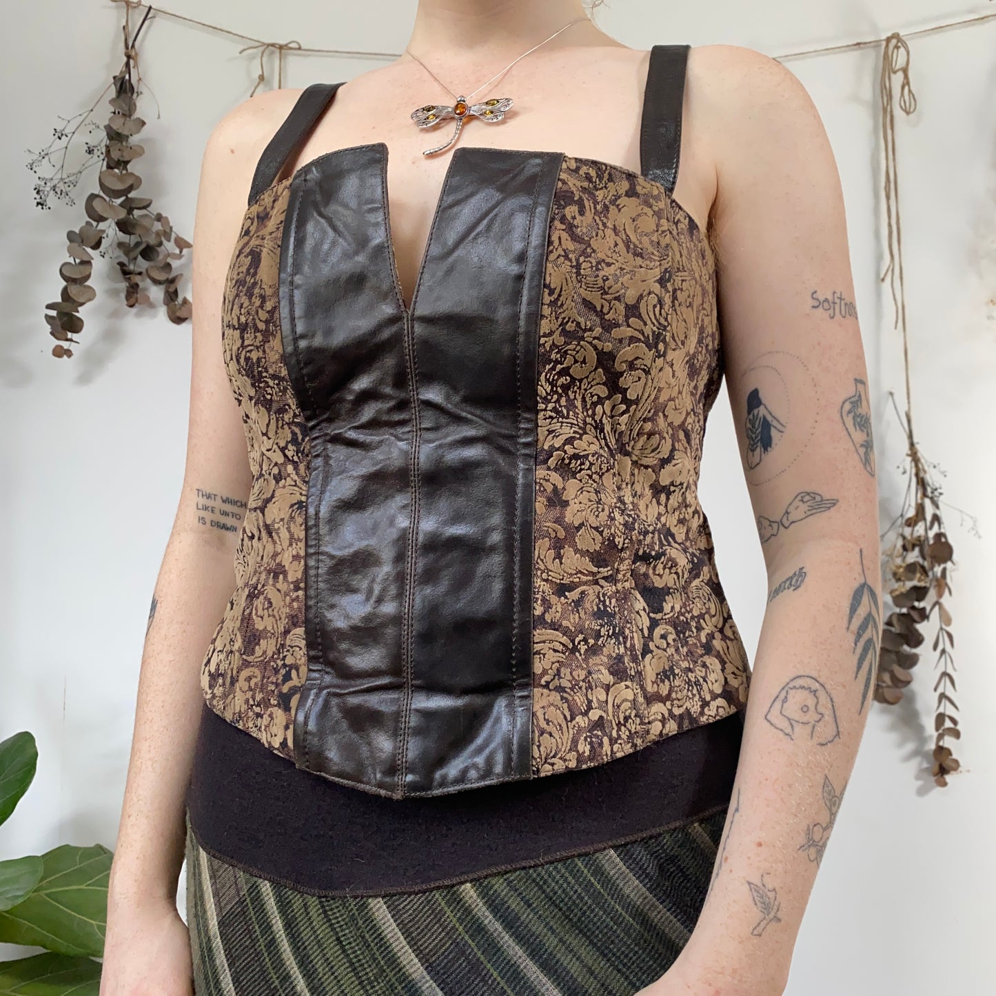 Earthy corset - size M