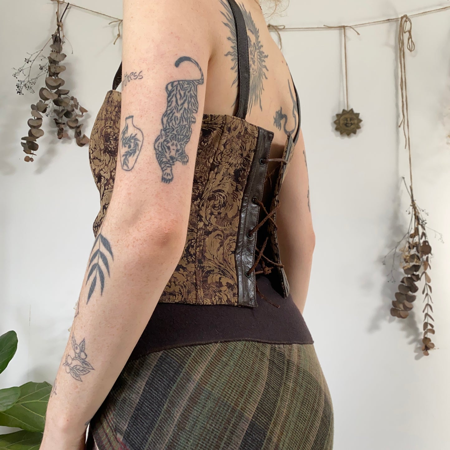 Earthy corset - size M