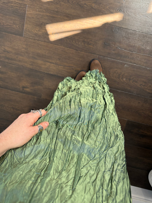 Green iridescent dress - size S/M
