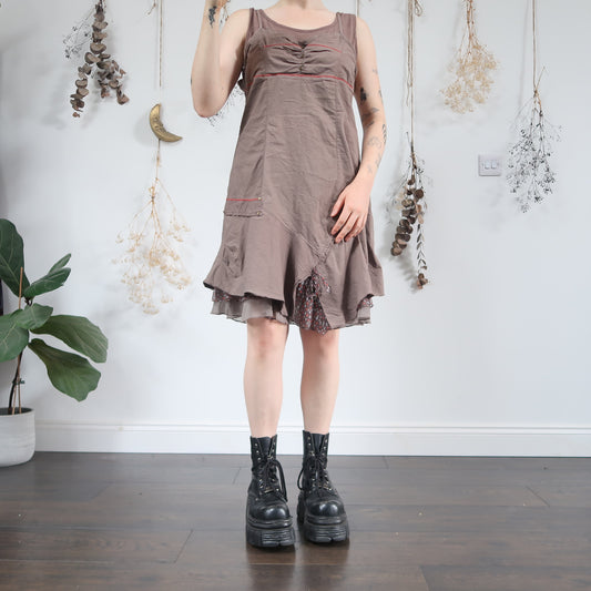 Brown archive dress - size L