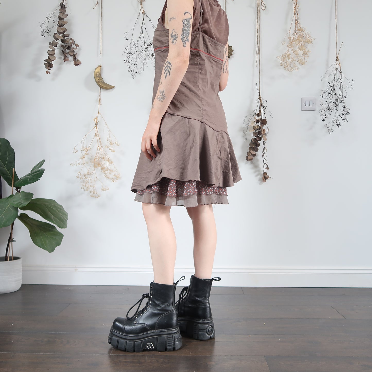 Brown archive dress - size L