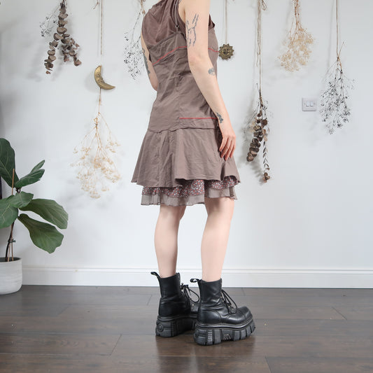 Brown archive dress - size L