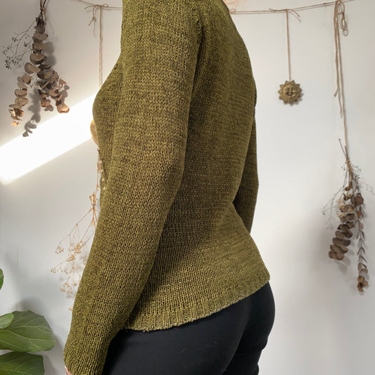 Moss green knit - size M/L