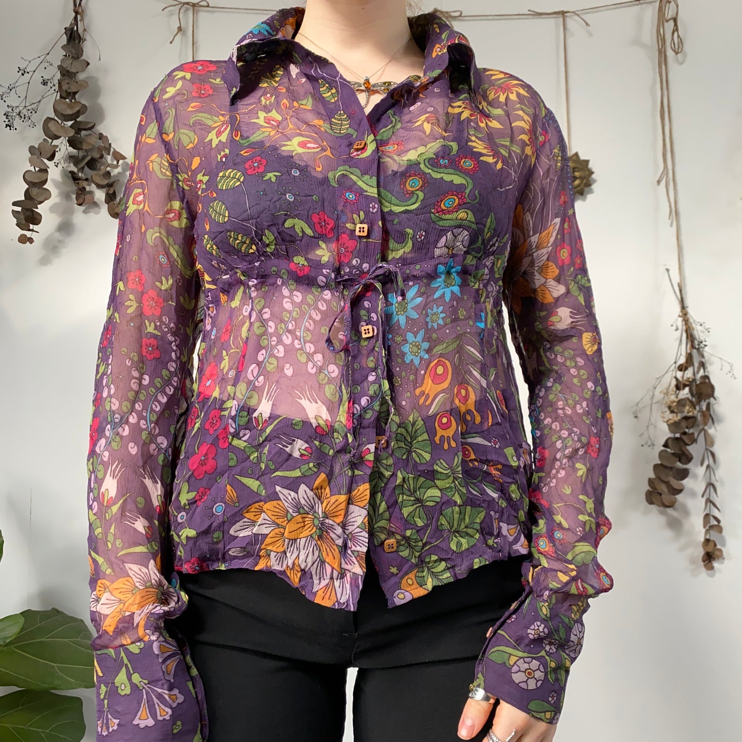 Purple blouse - size M