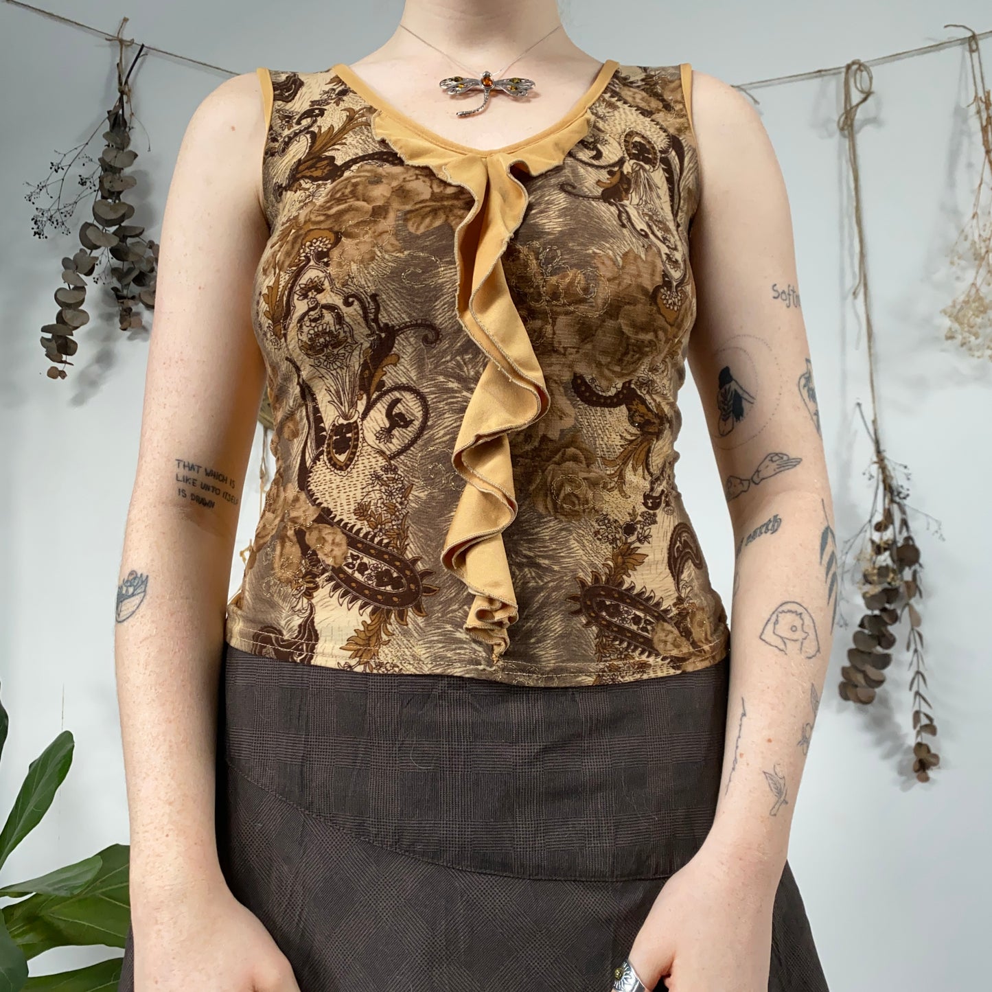 Earthy top - size S