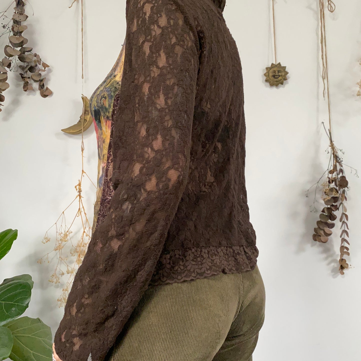 Earthy zip top - size L