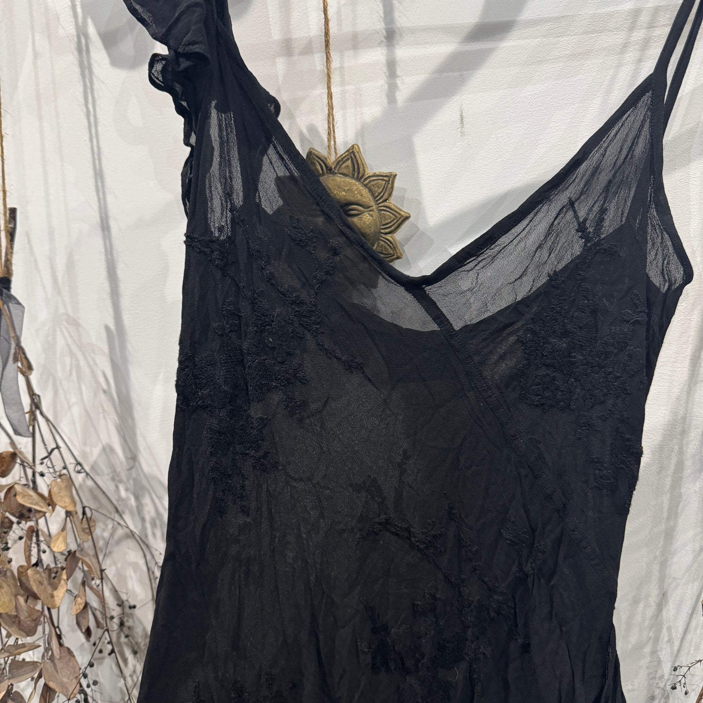 Ghost black dress - size M