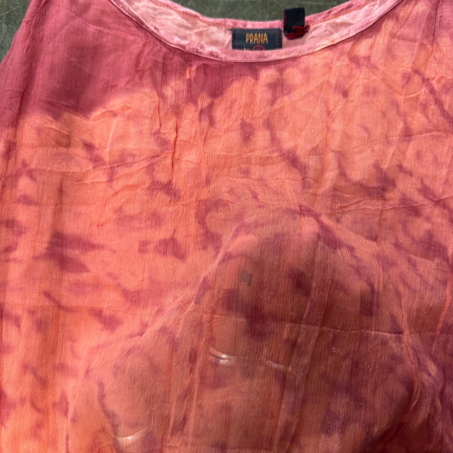 Peach summer dress - size S/M