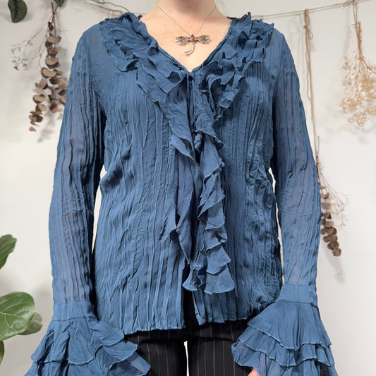Blue blouse - size M/L