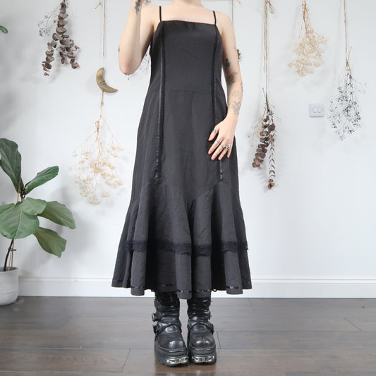 Black maxi dress - size M