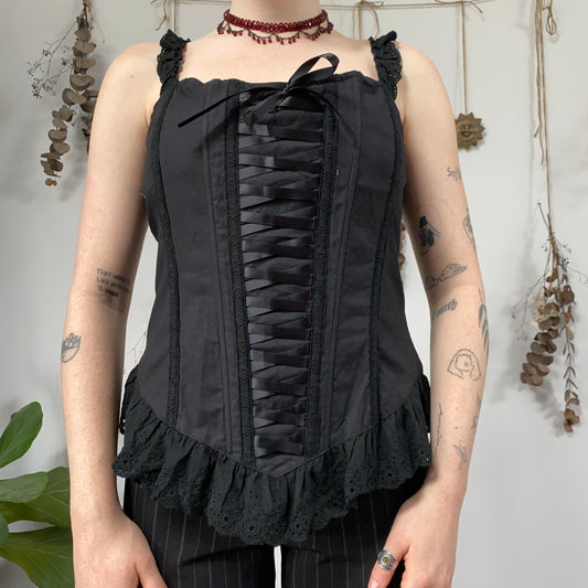 Black corset - size L