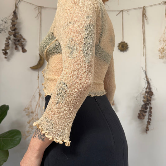 Cream bolero