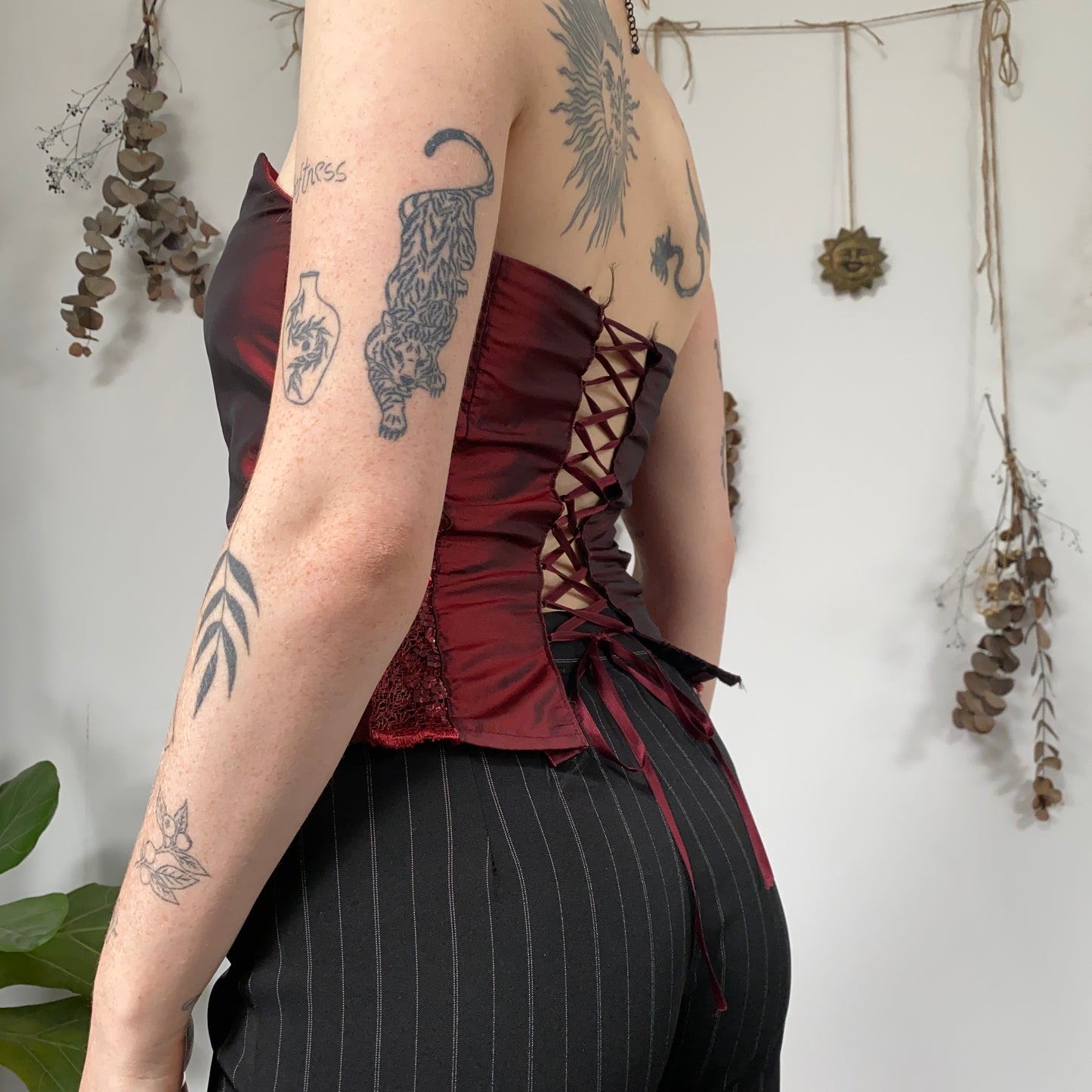 Red corset - size S