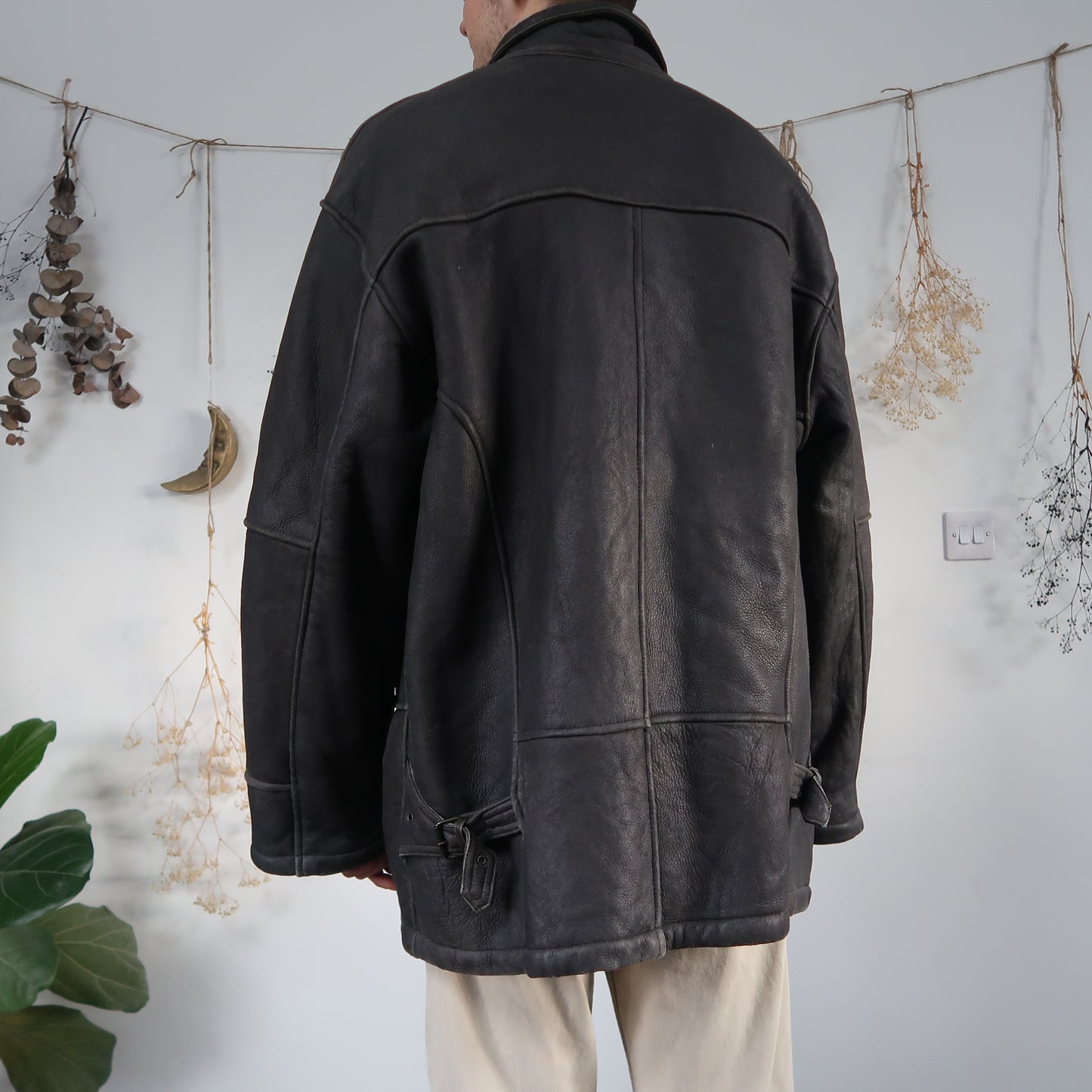 Sheepskin coat - size XL/XXL