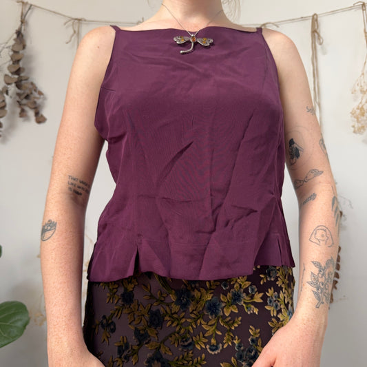 Purple top - size L