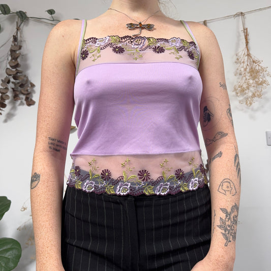 Lilac cami - size S