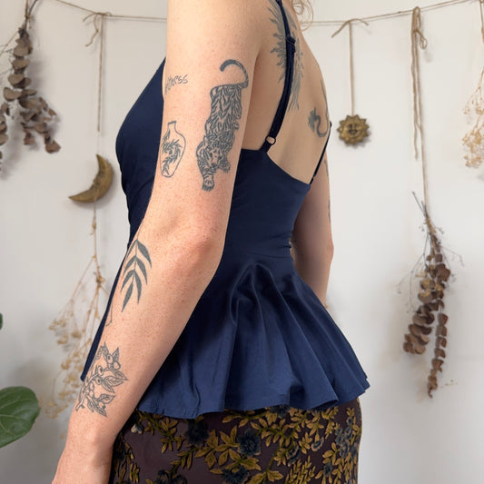 Blue top - size S/M