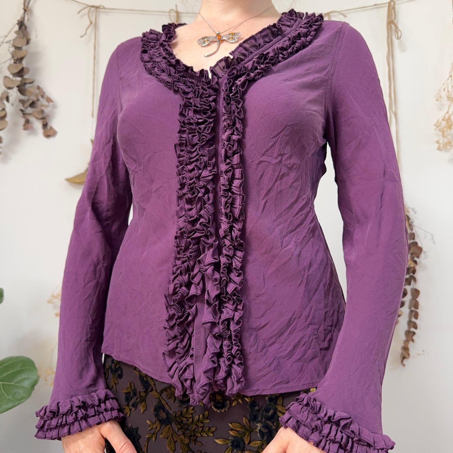 Purple blouse - size M