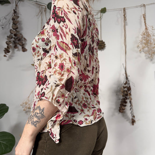 Floral blouse - size M