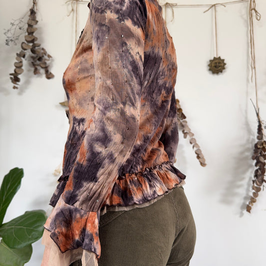 Ruffle blouse - size M/L