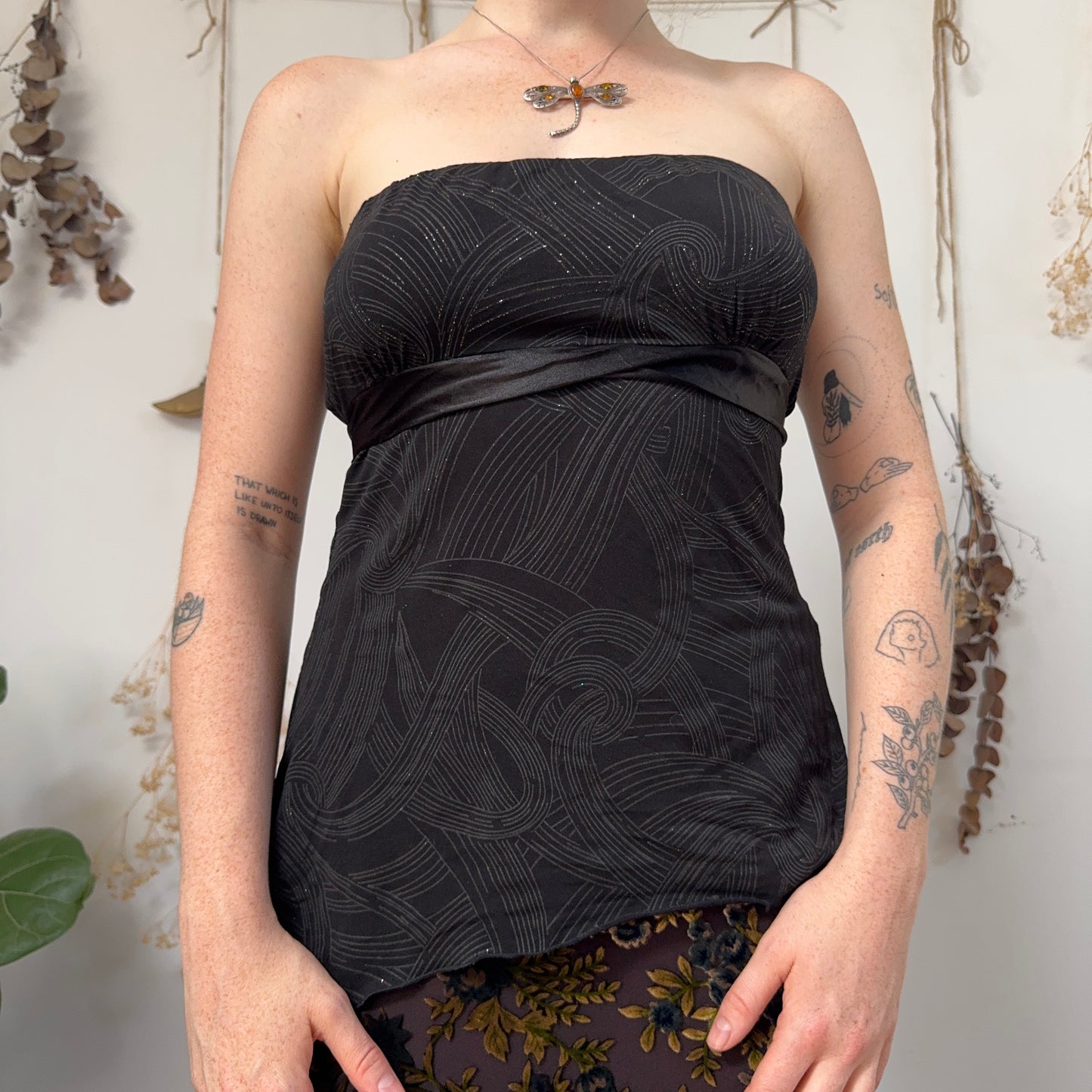 Strapless top - size M