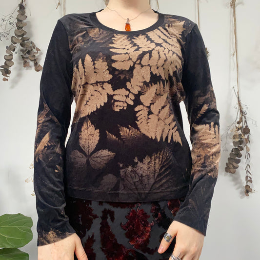 Cavalli velvet top - size L