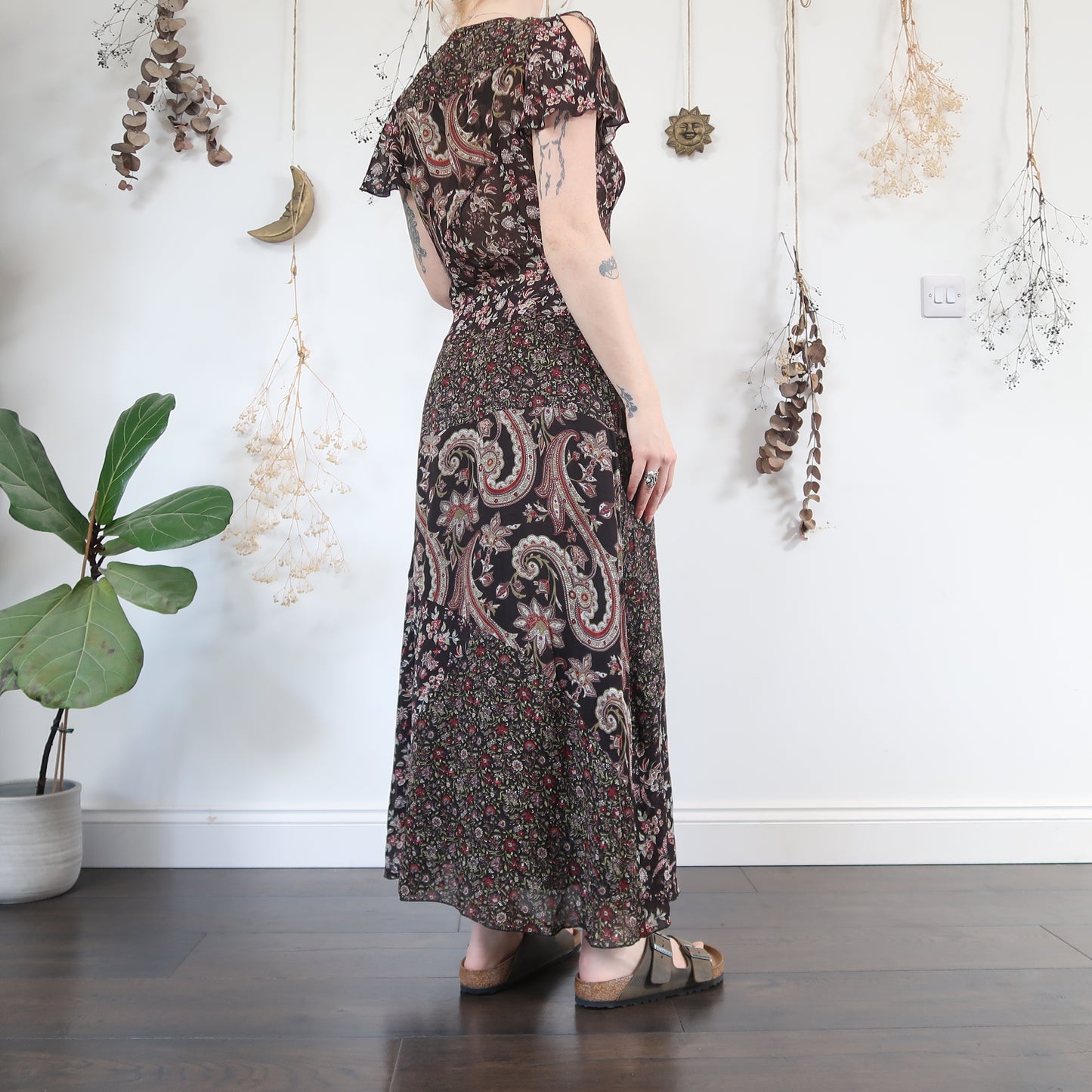 Floral patchwork dress - size M