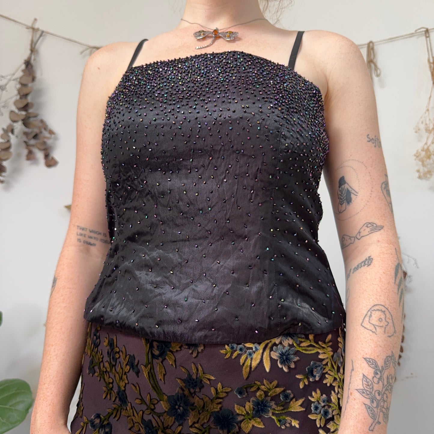Beaded corset - size M