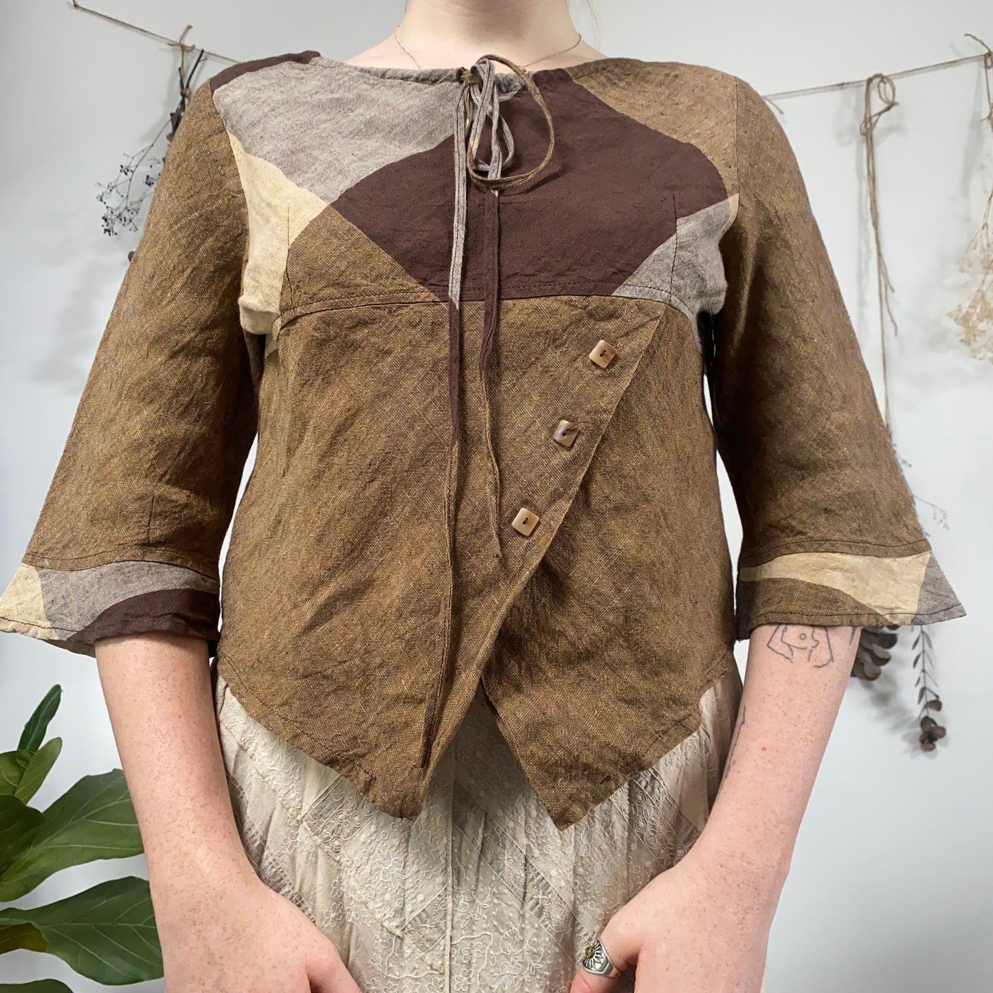 Earthy top - size S/M