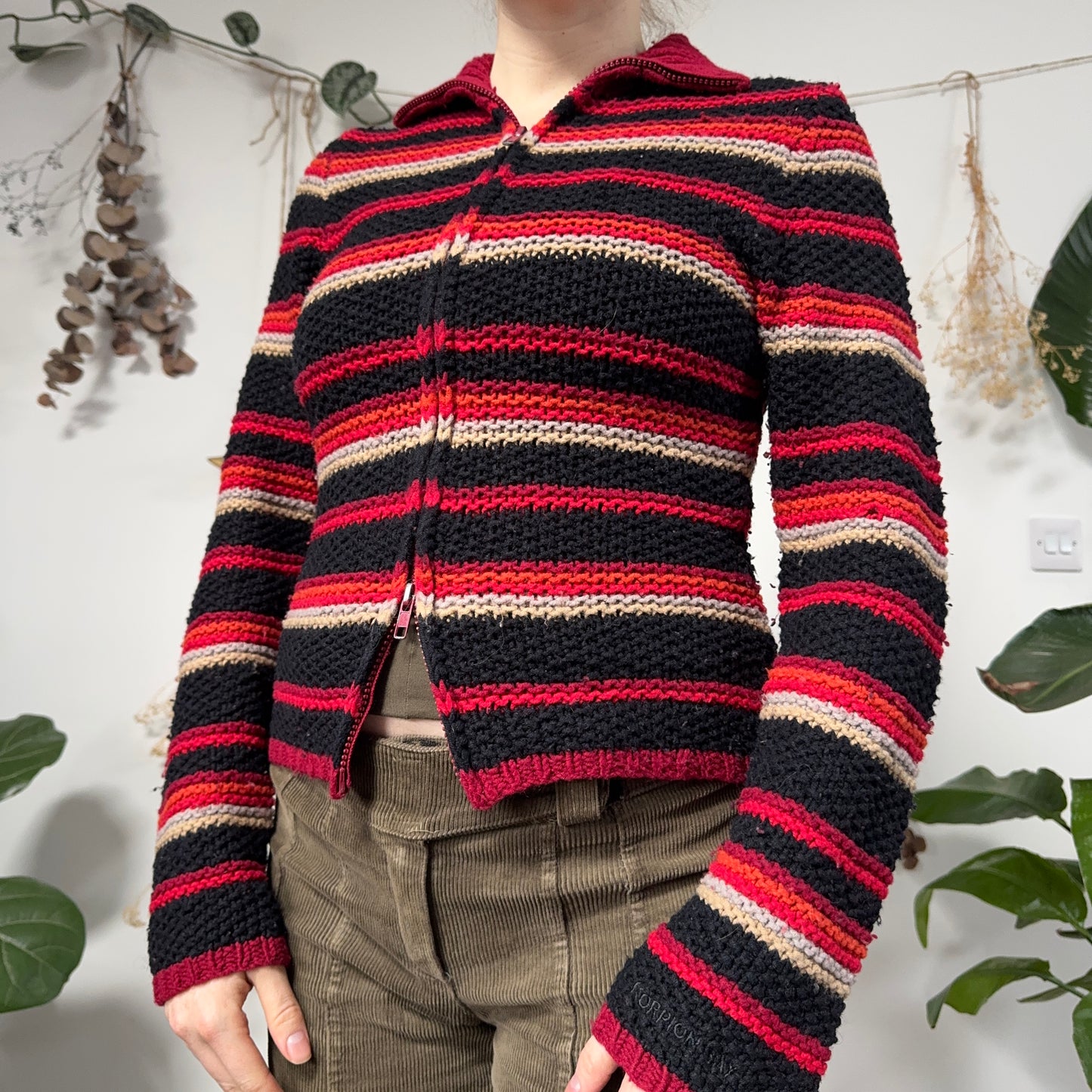 Stripe knit jumper - size S