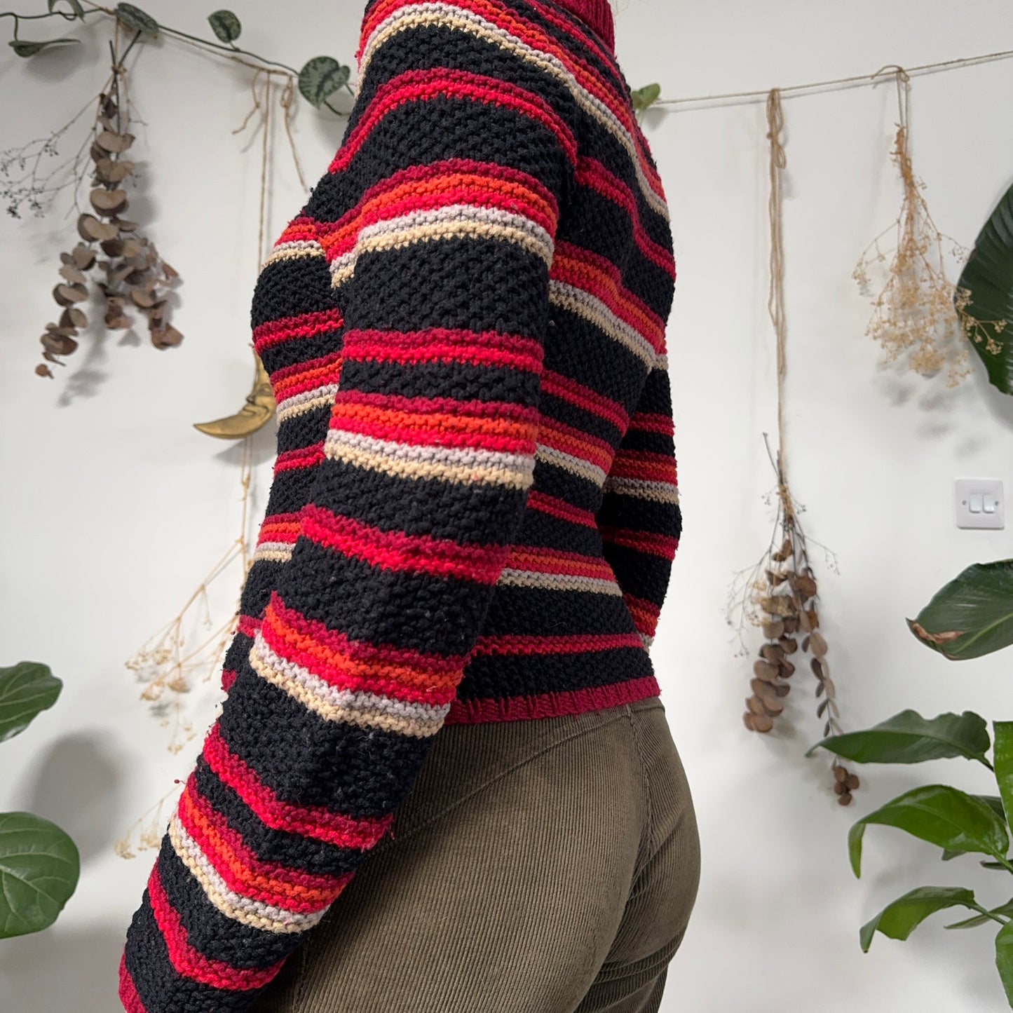 Stripe knit jumper - size S