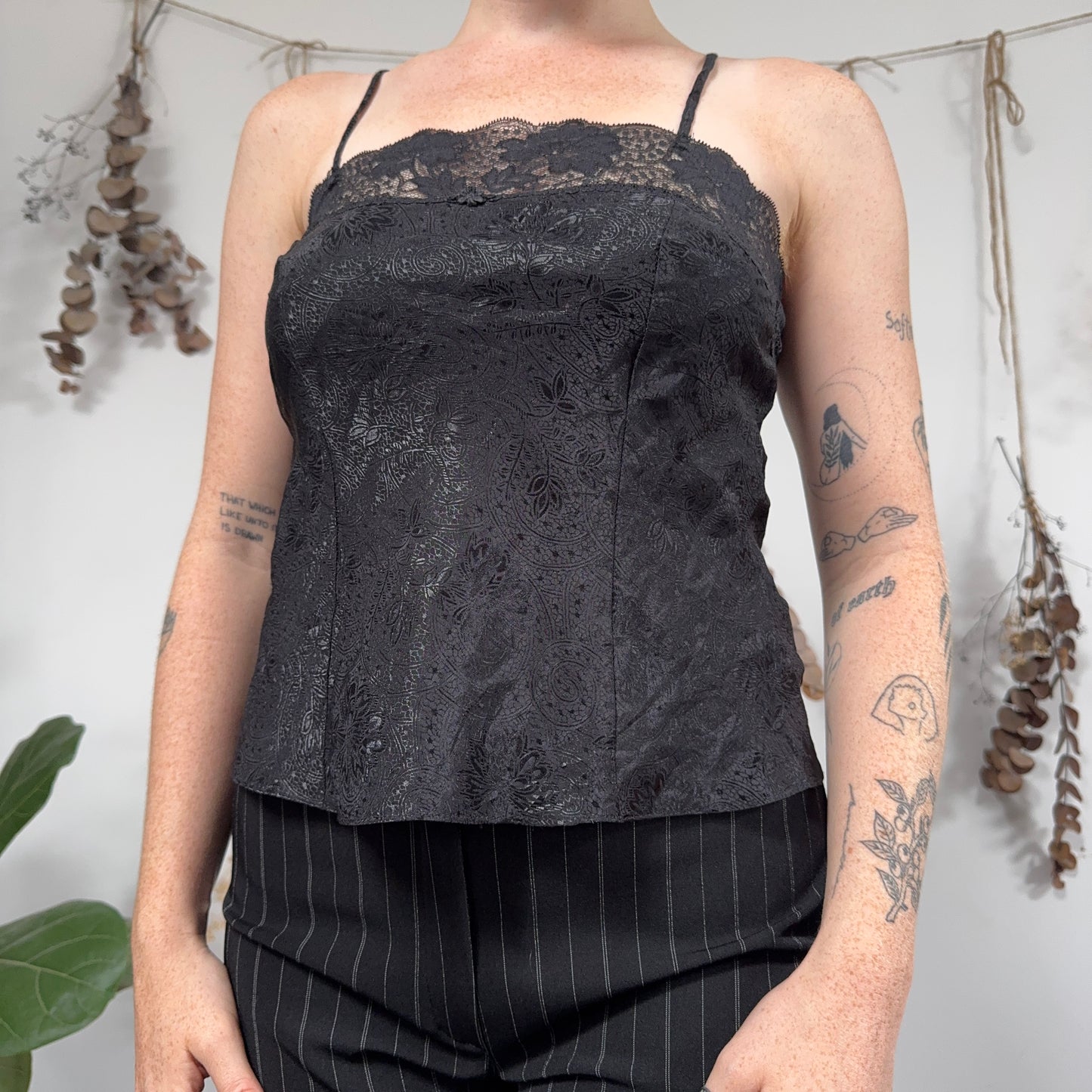 Black cami - size S