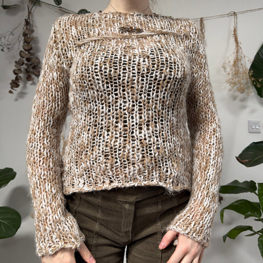 Open knit top - size S/M