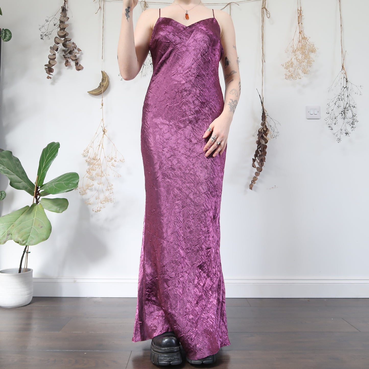Purple iridescent dress - size M