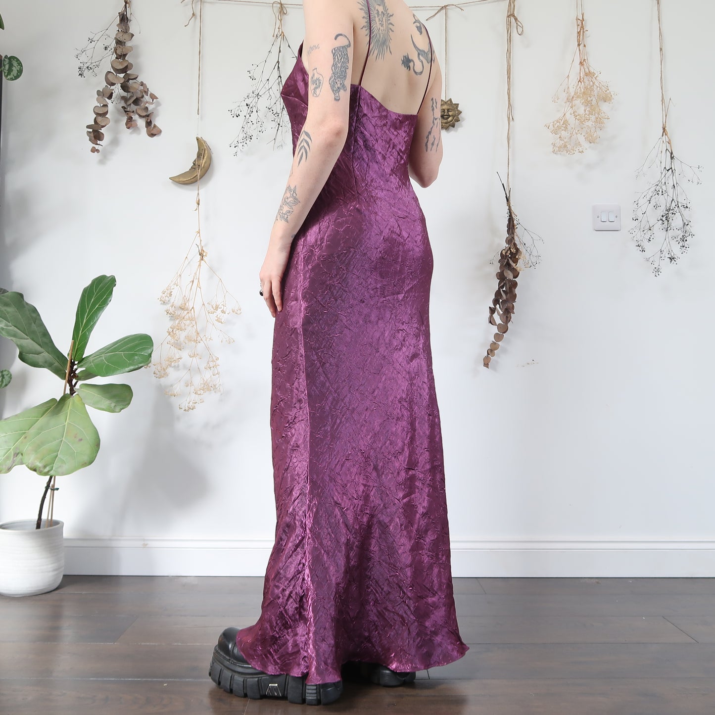 Purple iridescent dress - size M