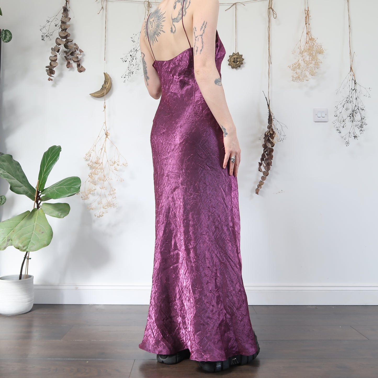 Purple iridescent dress - size M