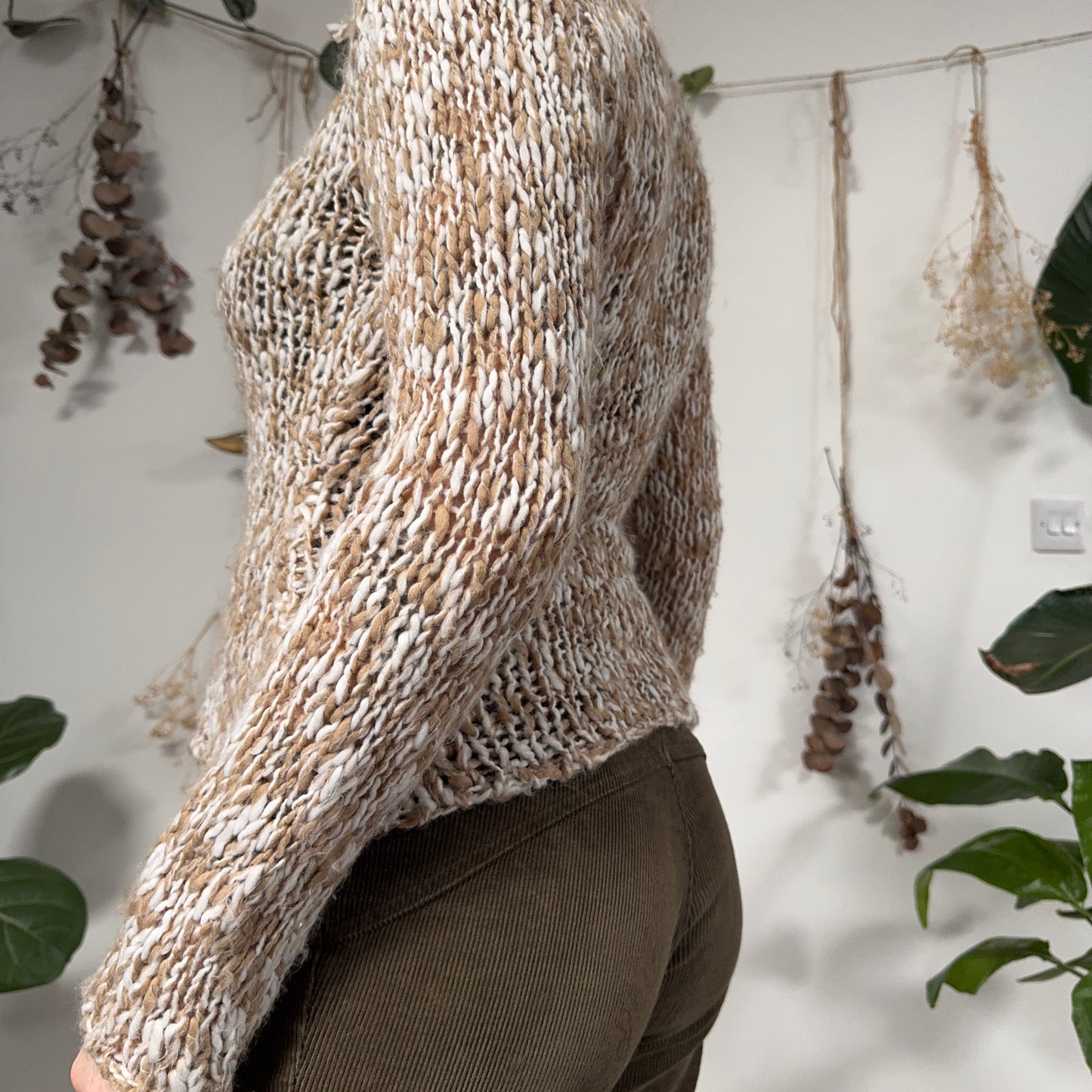 Open knit top - size S/M