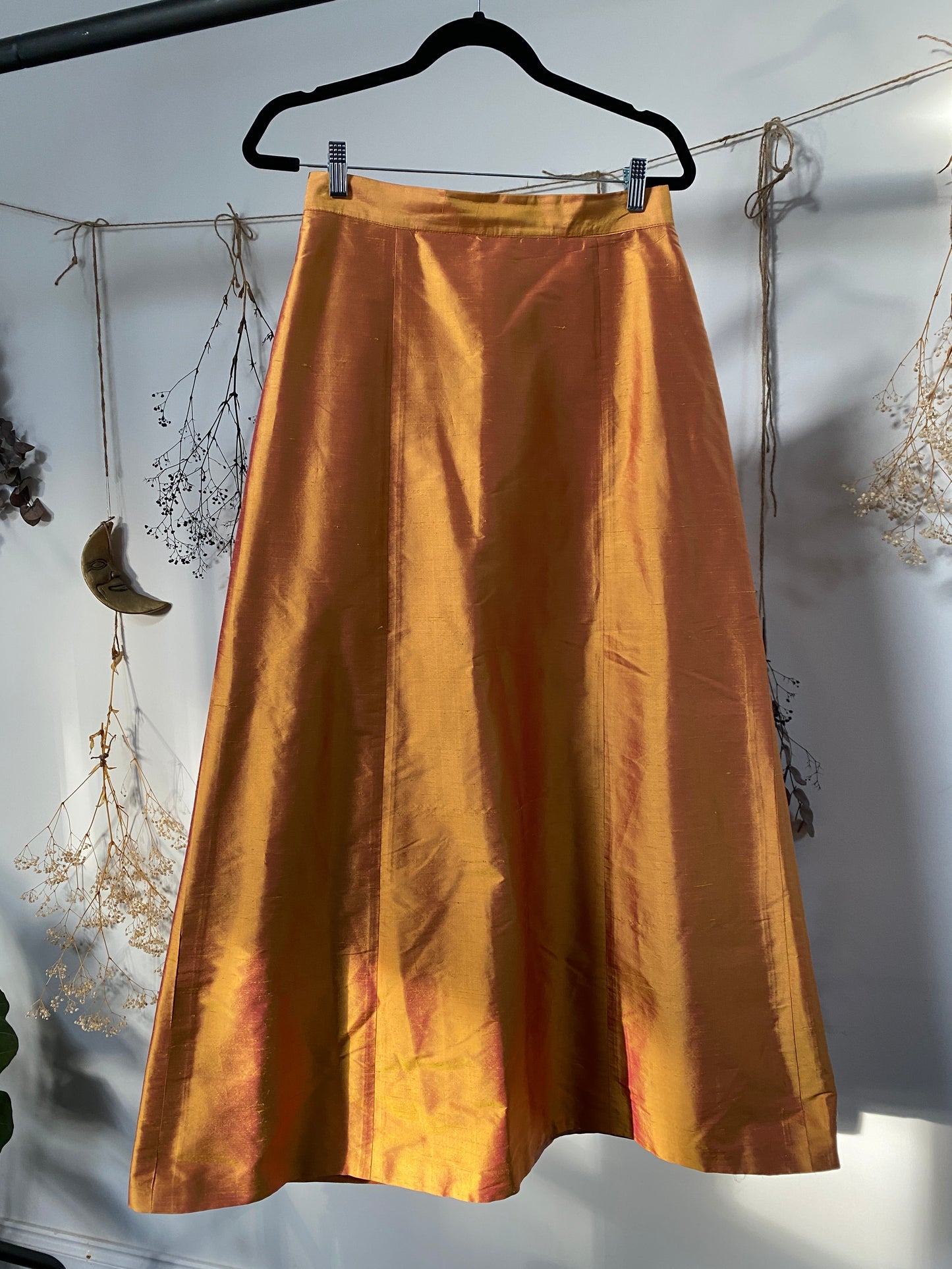Yellow/pink two tone skirt - size M