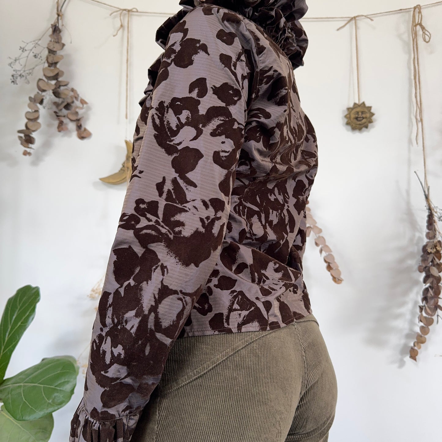Brown purple jacket - size M/L