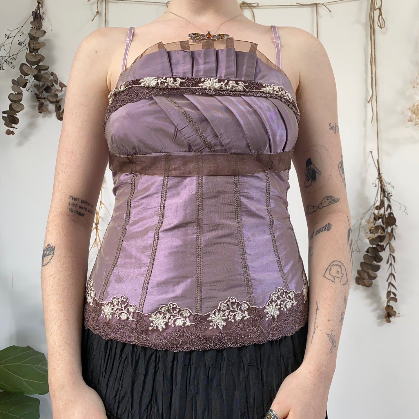 Lilac iridescent top - size M