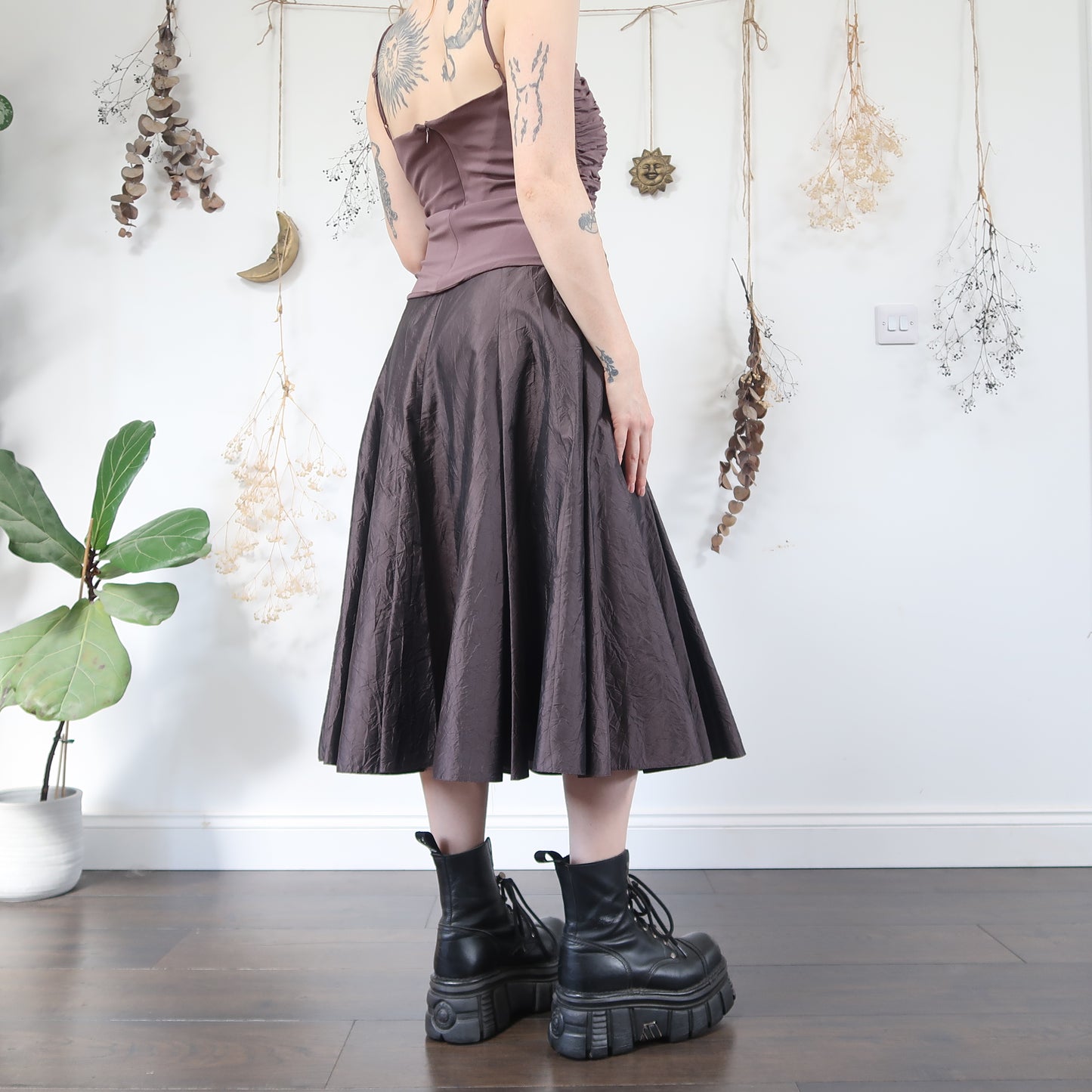 Slate purple skirt - size M