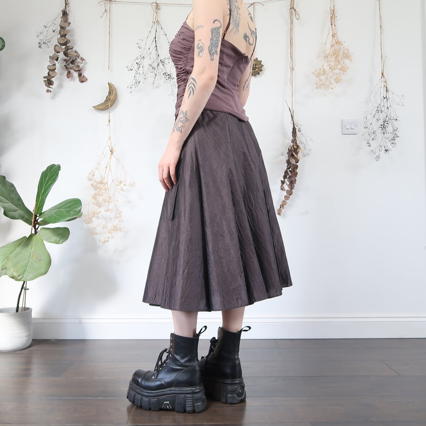Slate purple skirt - size M