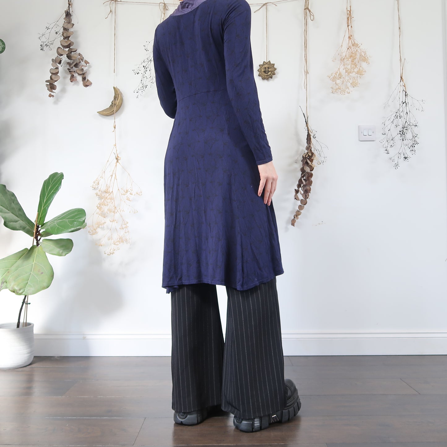 Purple slinky dress - size M
