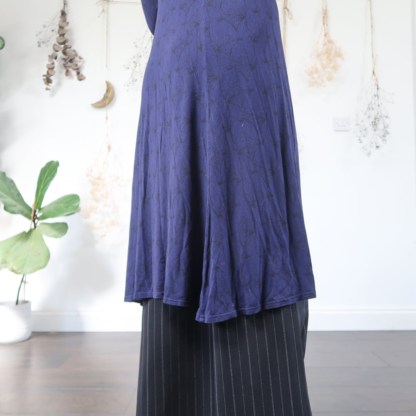 Purple slinky dress - size M