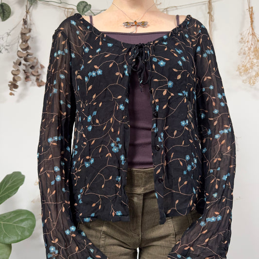 Floral blouse - size M
