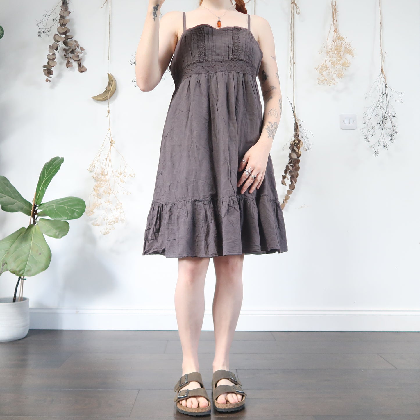Purple brown dress - size M/L